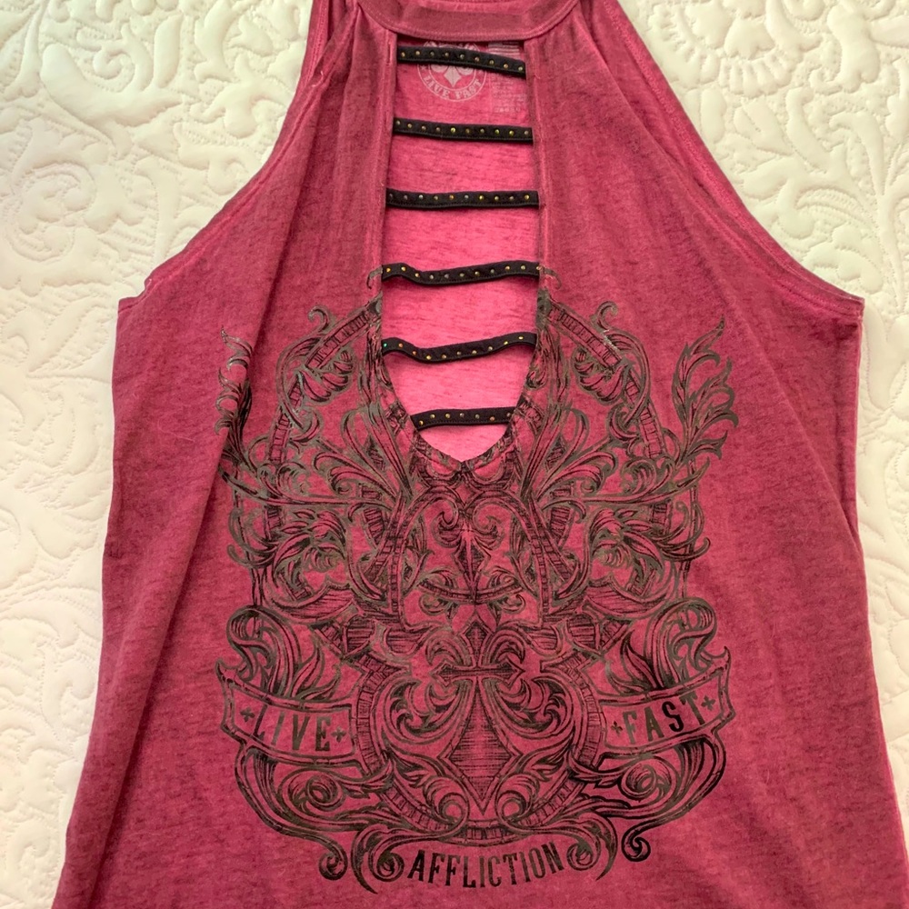 Affliction tank top